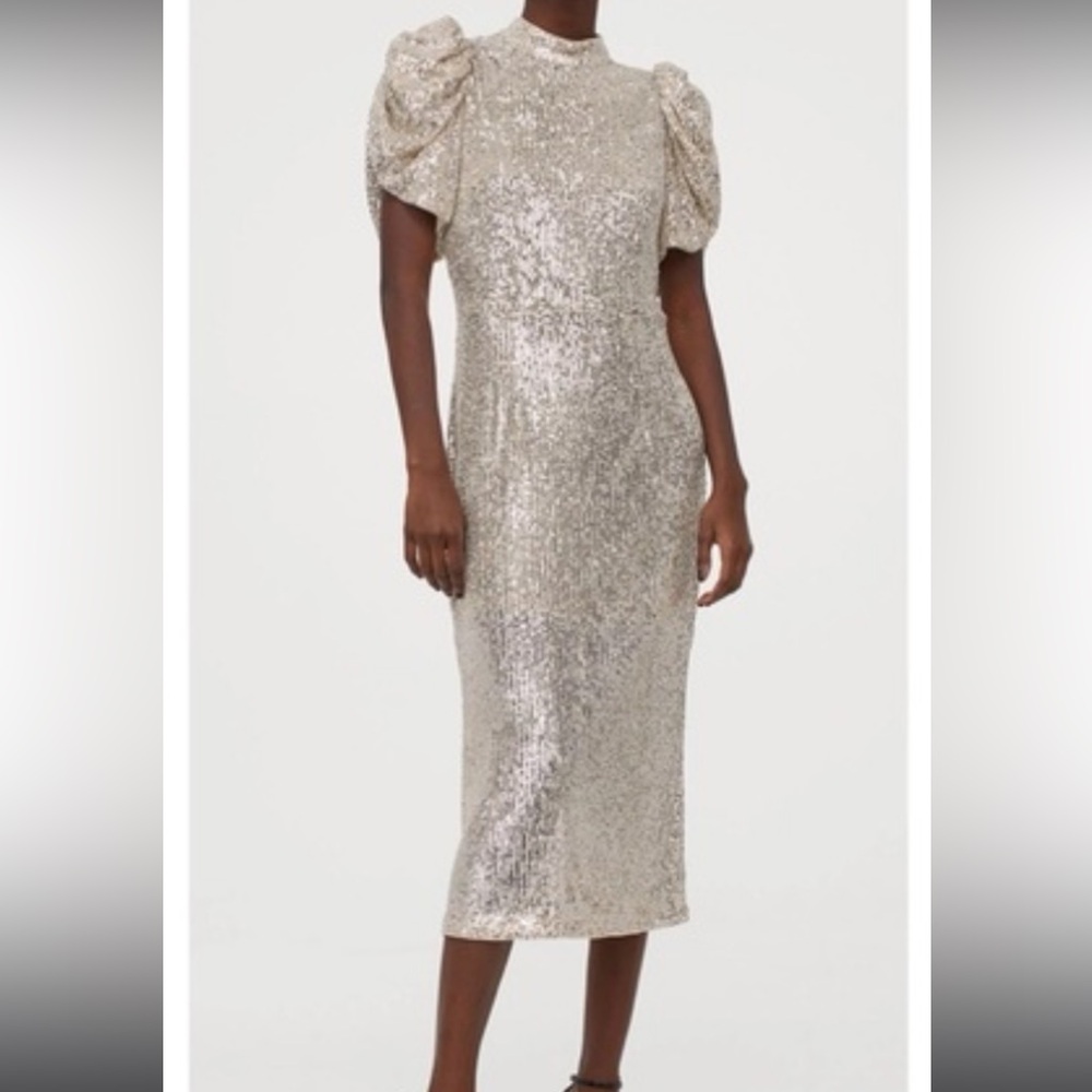 H&M sparkly dress